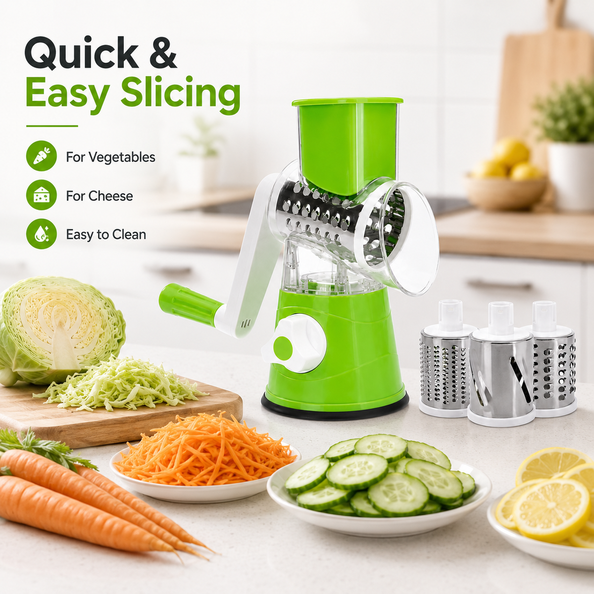 Drum Cutter For Vegetable