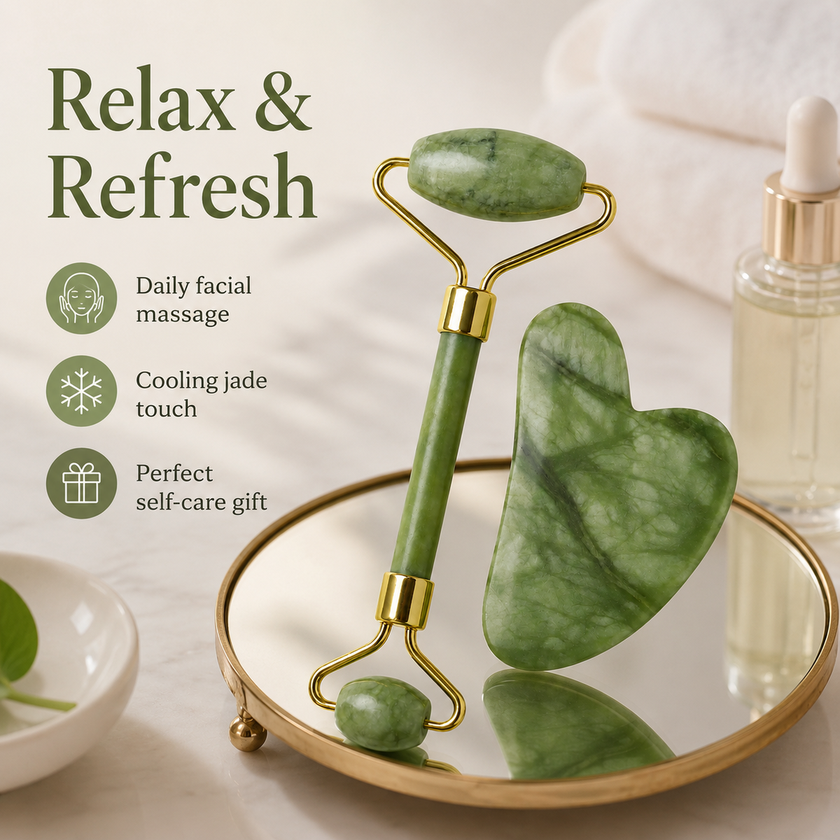 Jade Roller For Face