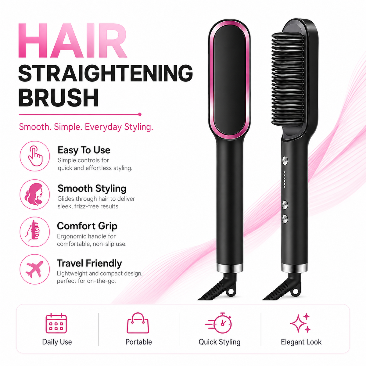 909 Hair Curler & Straightner