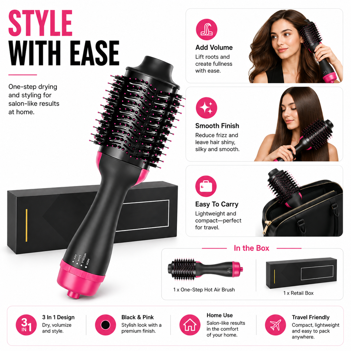 One Step Hair Dryer