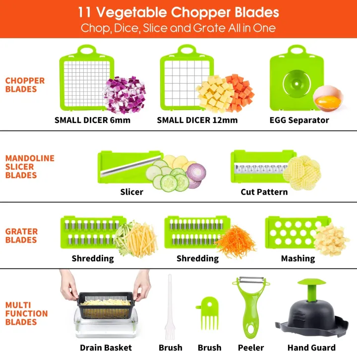 Vegetable cutter 16 in 1
